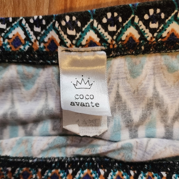 Off the Shoulder Aztec Pattern Bodycon Stretchy Dress Size Small - Picture 3 of 5